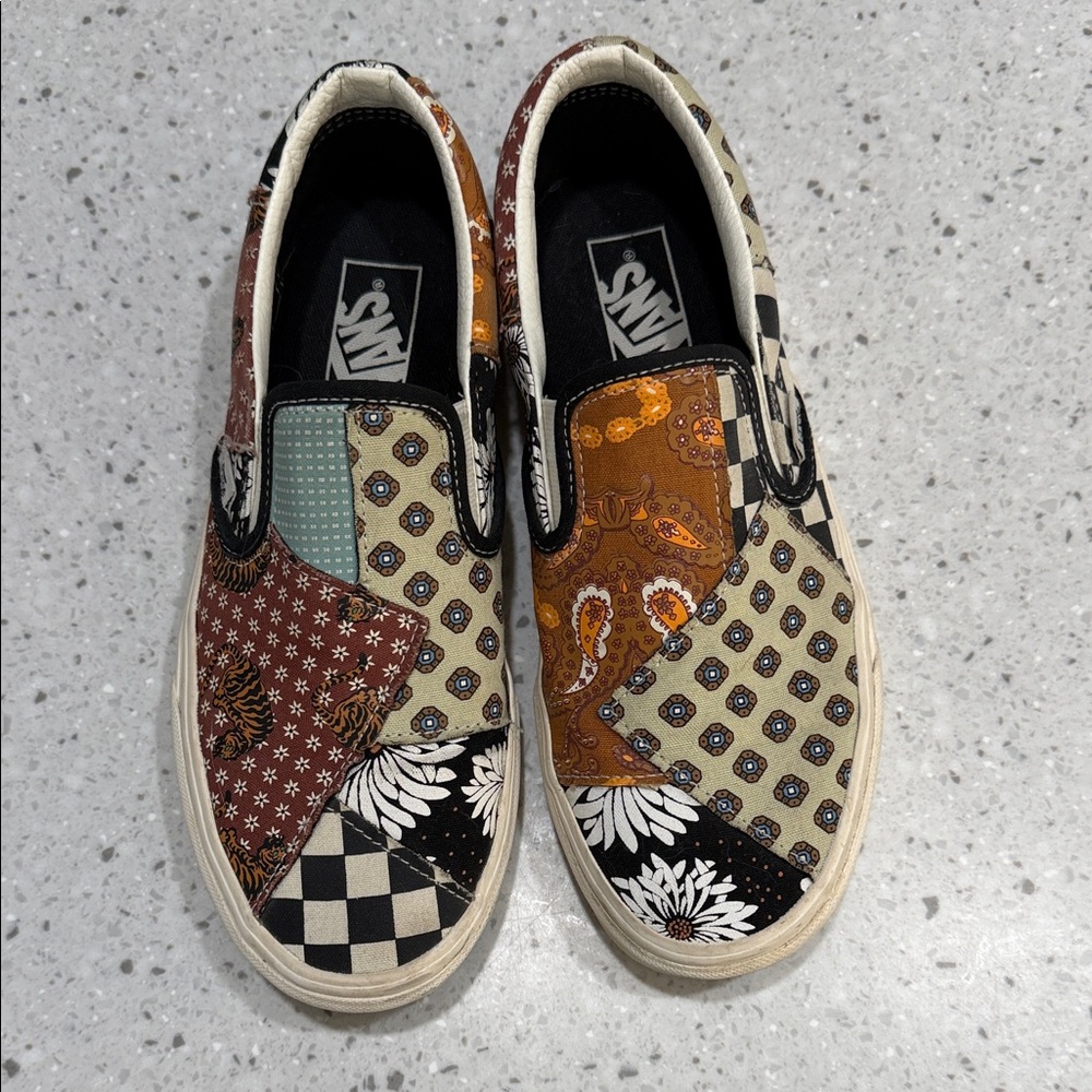 Vans Multicolor Patchwork Slip-Ons - image 2